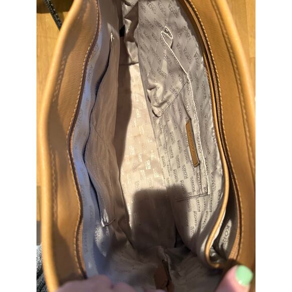 Michael Kors Jet Set Signature PVC Tote Bag – Vanilla / Acorn - Picture 6 of 6